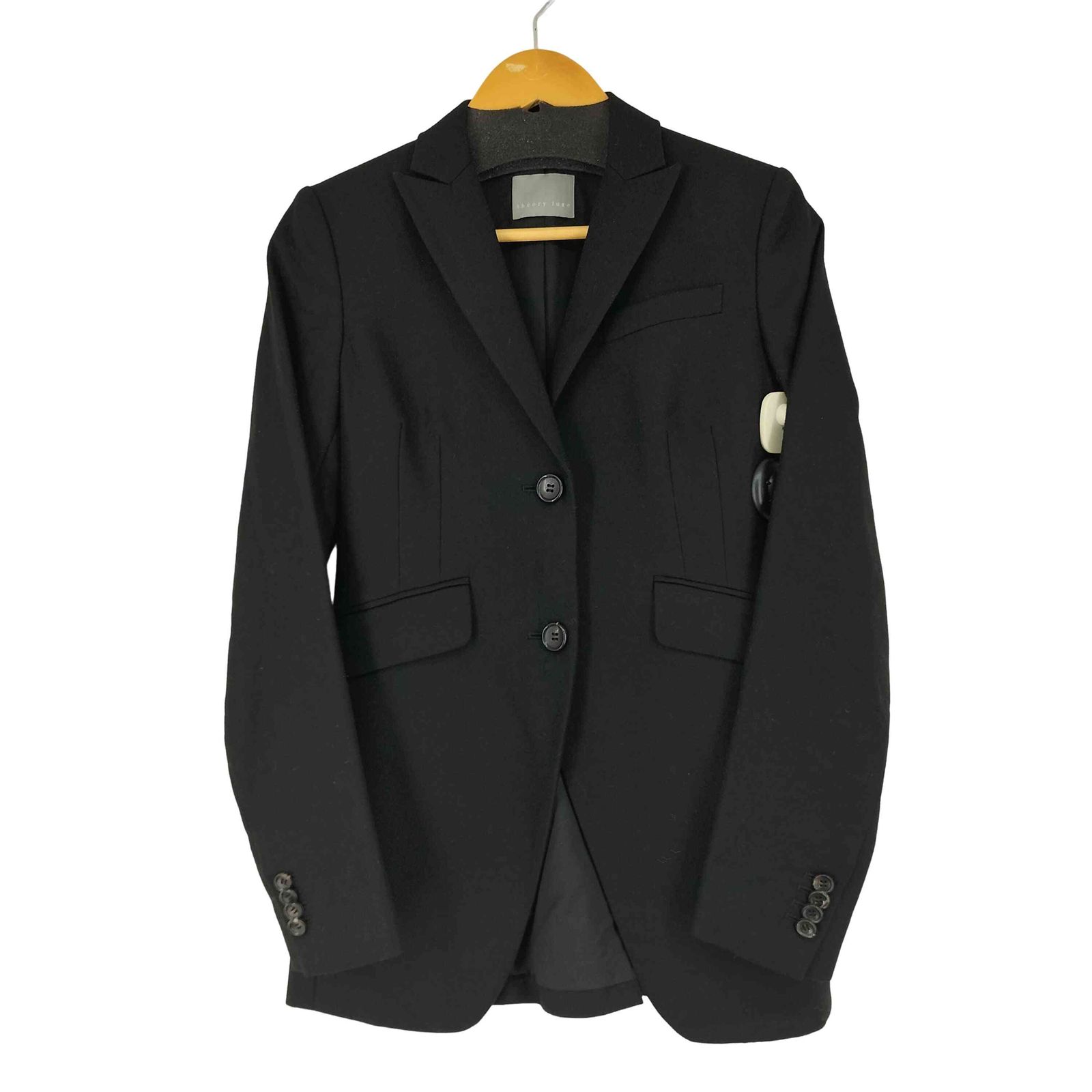 セオリーリュクス theory luxe カシミヤコン テーラードジャケット タキシード レディース 36