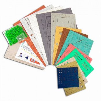 スタジオジブリ作品シリーズ S MIX コリコの町 MK07-16 ジオラマ ペーパークラフト ミニチュアアート アート インテリア キット