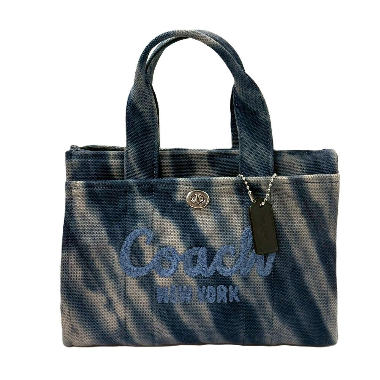 ゆーくん 　coach トートバッグ COACH】カーゴ トート バッグ 26 タイ ダイ ブルー/青
