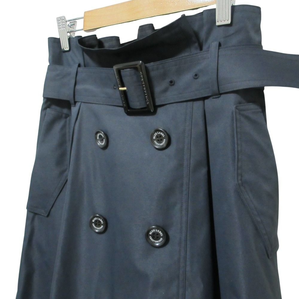 BLUE LABEL CRESTBRIDGEリバーシブルトレンチスカート 美品 BLUE LABEL CRESTBRIDGE ブルーレーベルクレストブリッジ