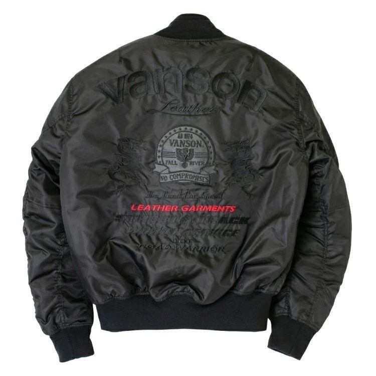 ★旧品番在庫処分 VANSON MA-1 ジャケット TVS2408W 2XL ☆旧品番在庫処分 VANSON MA-1 ジャケット TVS2408W 2XL 訳あり 50%OFF