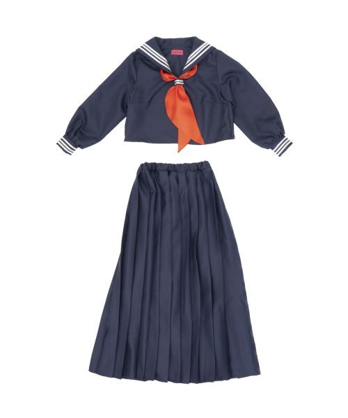 ACM66 スケバン 大人用 レディース セーラー服 上下 ロングセーラー