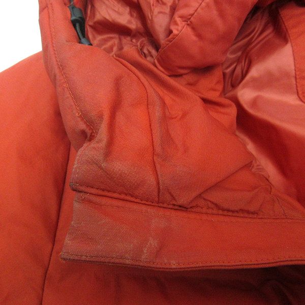 D■ユニクロ/UNIQLO 409330 シームレスダウンパーカ JKT【S】橙/MENS/70v【中古】■