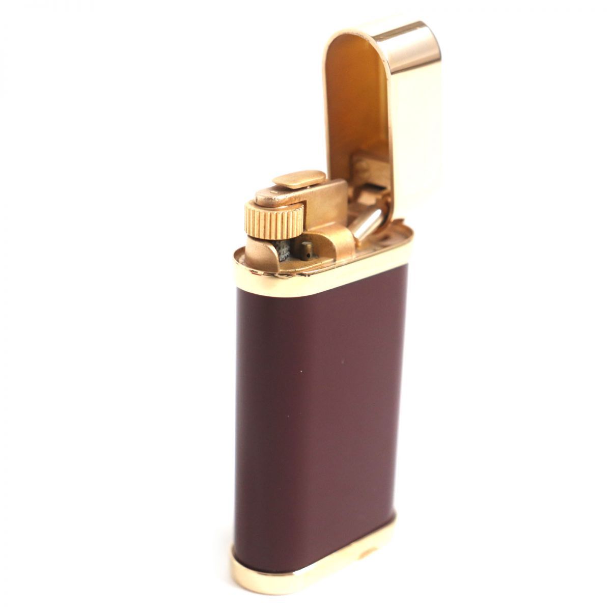 極美品▽Cartier カルティエ ゴドロン ラッカー ローラー式 ガス 