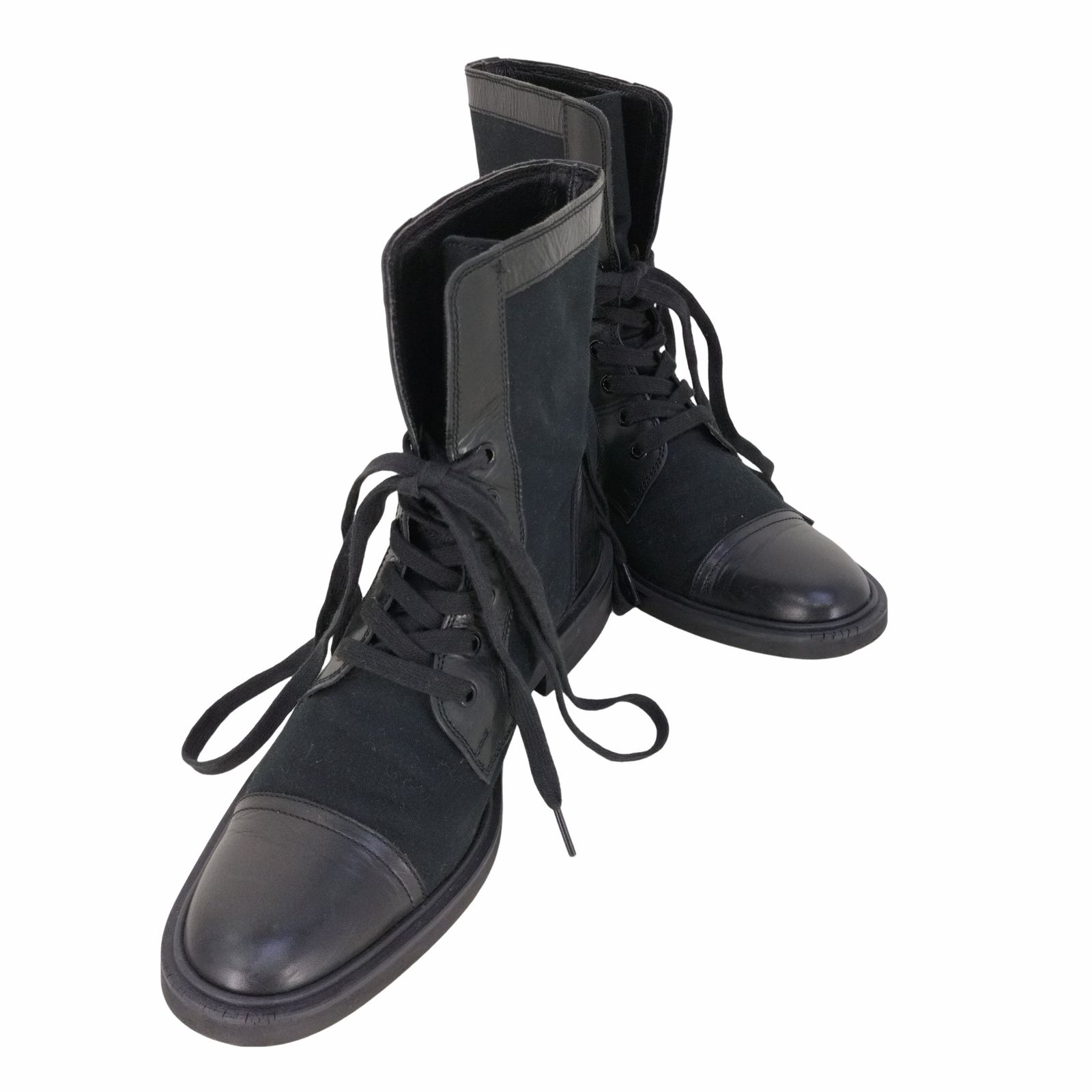 ※価格修正しました※YOHJI YAMAMOTO NOIR レースアップ ブーツ ヨウジヤマモト プリュスノアール YOHJI YAMAMOTO+NOIR レザー
