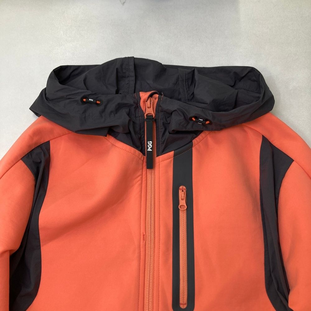 サイズ 0 PGG PEARLY GATES パーリーゲイツ フード付 ジップジャケット オレンジ系 240101537020 ゴルフウェア レディース ストスト LLC-HASEGAWATOSO_COM