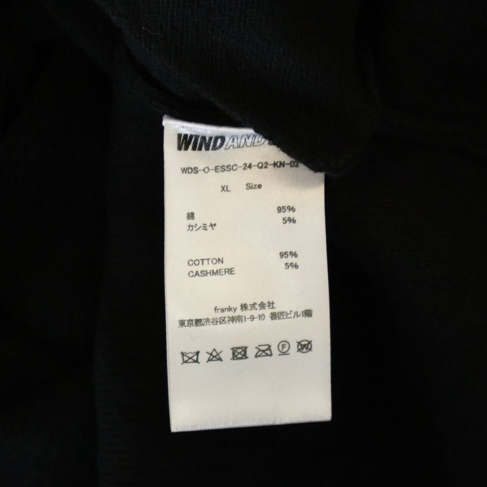 WIND AND SEA (ウィンダンシー) COTTON CASHMERE KNIT コットン