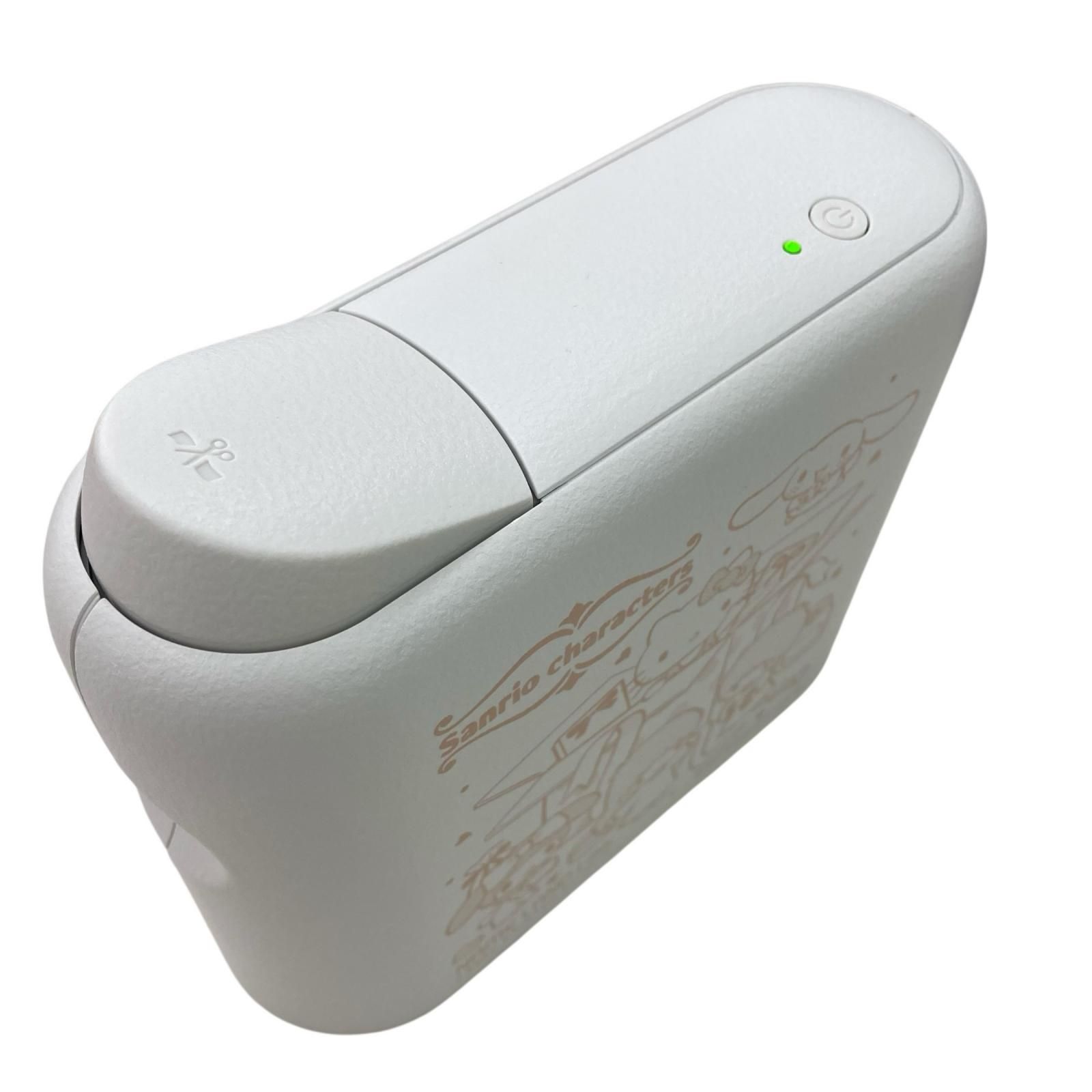 186000 CASIO カシオ き ネームランド サンリオ テプラ ラベルライター KL-SP10-SA ホワイト 通電 済み テープ付き