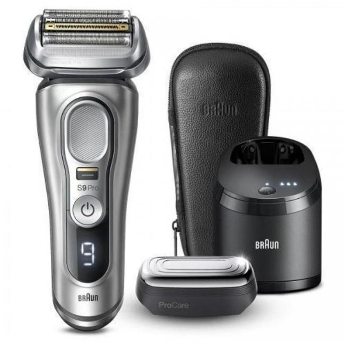 BRAUN S9 メンズ電気シェーバー シルバー 【公式通販】