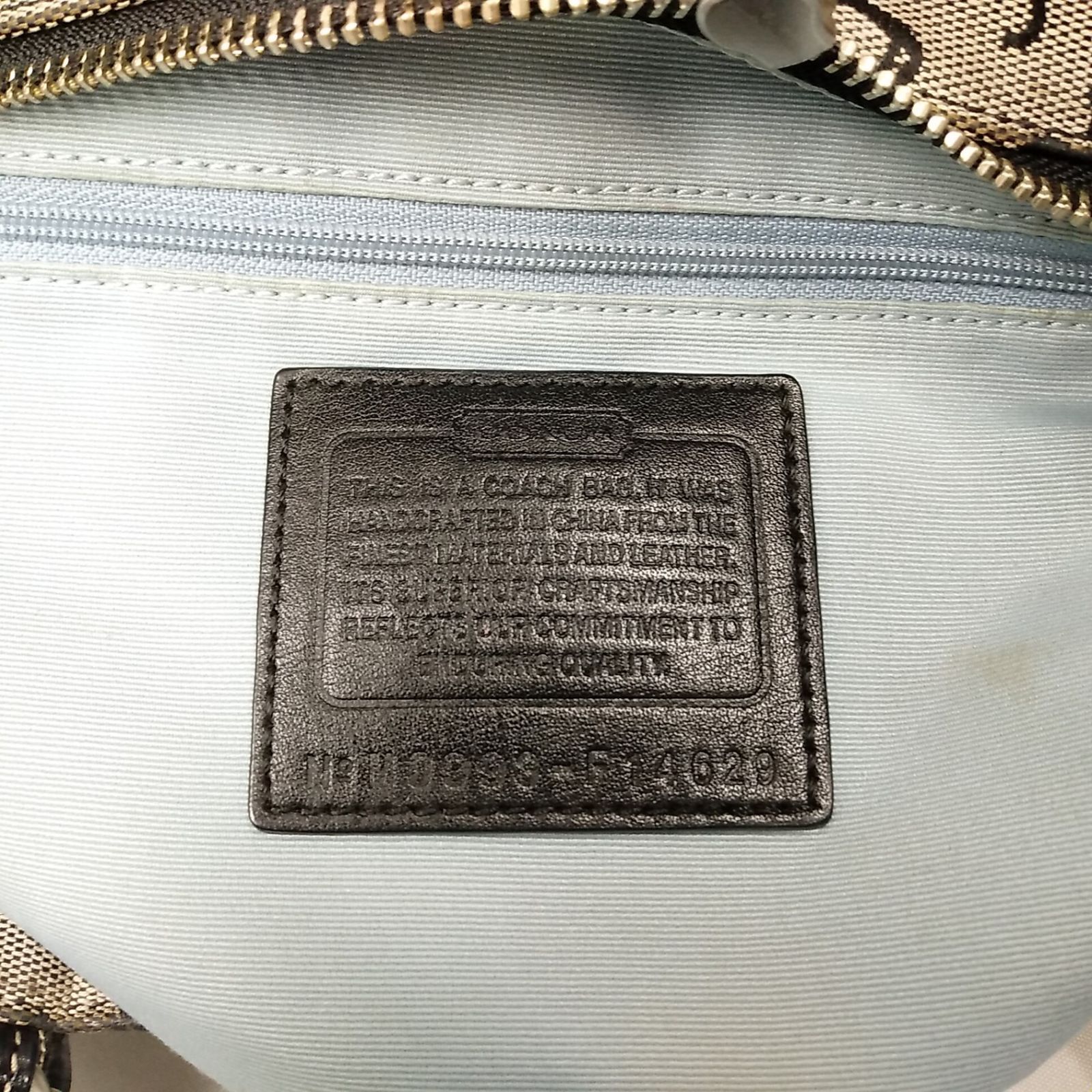 2503-204｜美品｜コーチ ハンドバッグ ブラック ターンロック