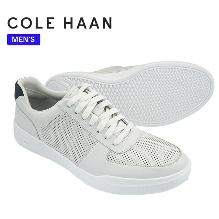 COLEHAAN GC MODERN PERF SNKR コールハーン グランドクロスコート モダン パーフォレーション スニーカー C33987 WHITE ホワイト スニーカー 靴幅 Medium