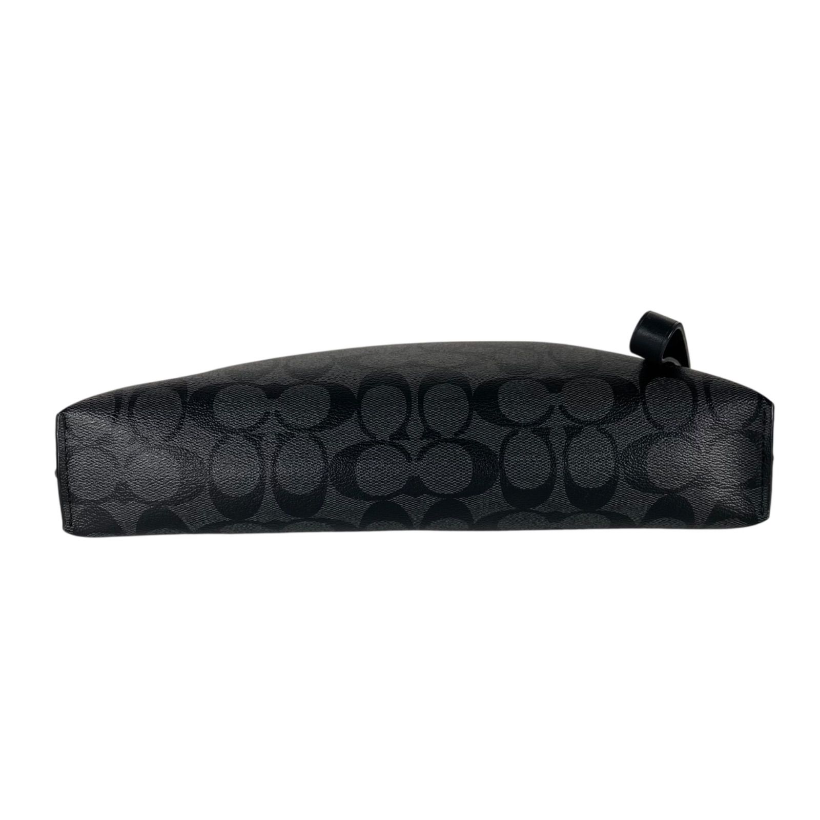 COACH メンズ クラッチバッグ シグネチャーPVC 黒 COACH（コーチ 