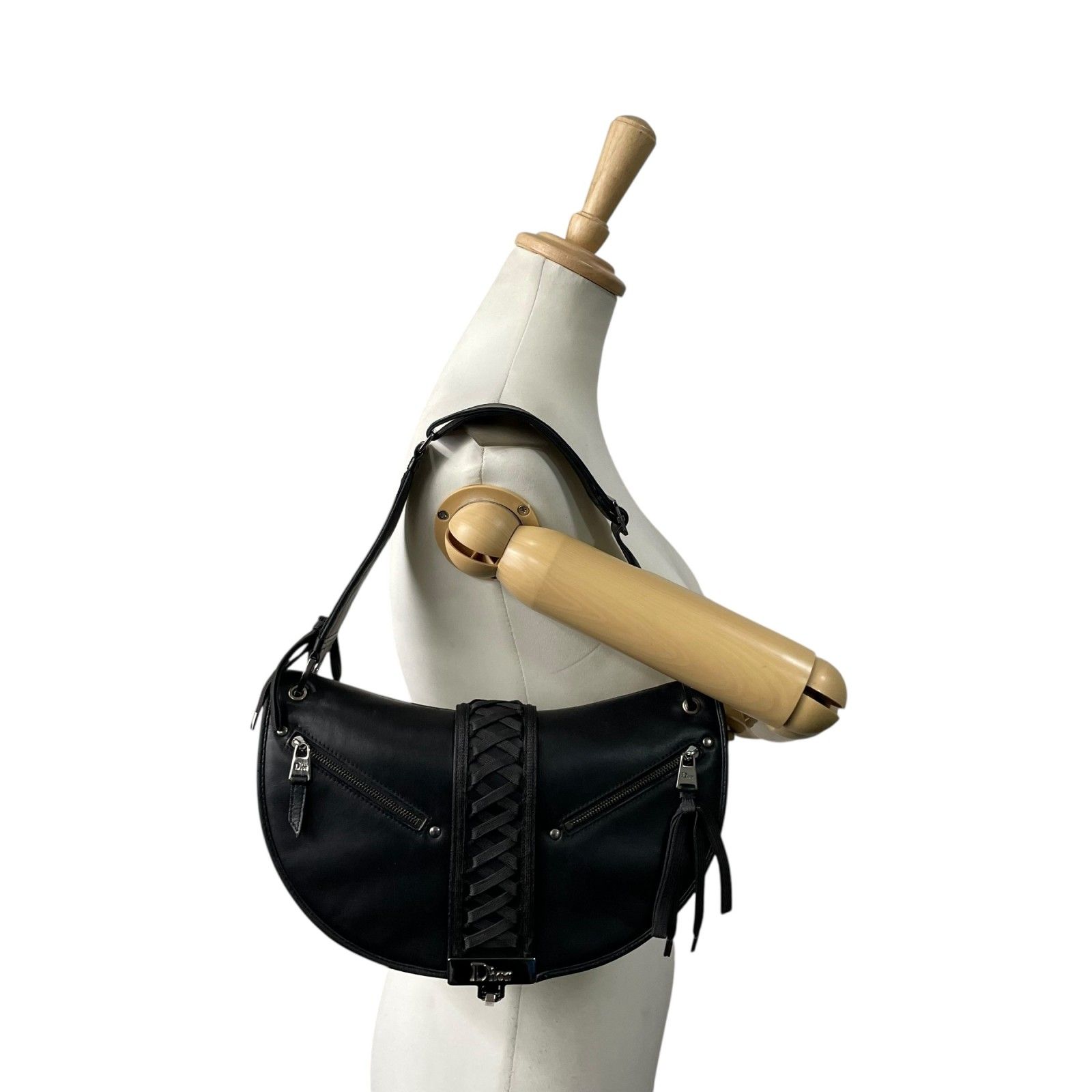 Christian Dior ブラック レザーアドミットイット