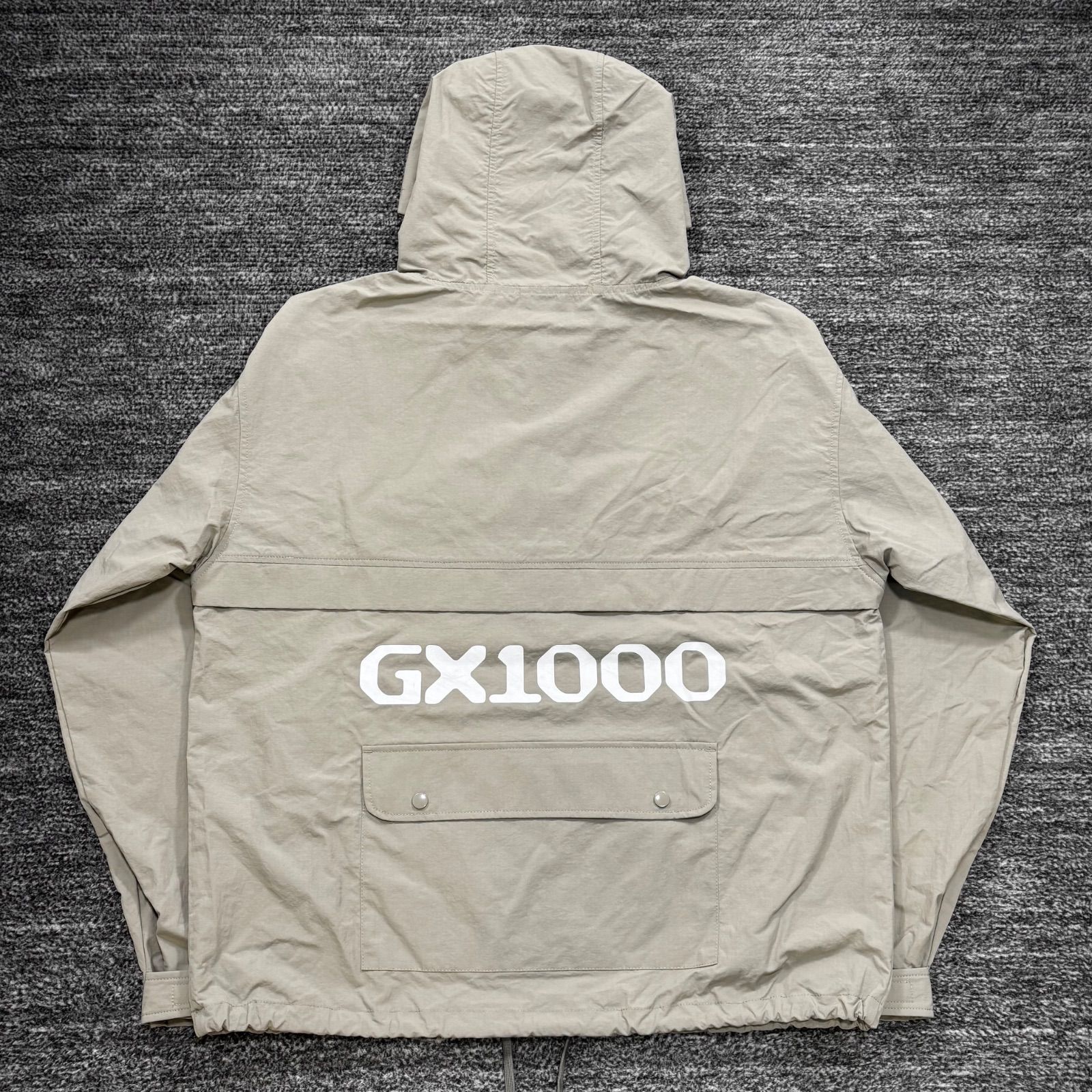 美品GX1000 アノラックパーカー ジャケット L ベージュ GX1000 ANORAK JACKET / PALE YELLOW (ジーエックスセン