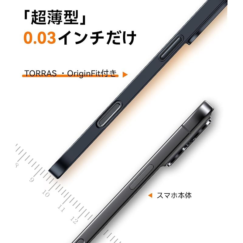 sssページ 1【こちらをご購入ください】 超薄型・極軽量】 TORRAS iPhone 16 用 ケース 薄型 シンプル マット