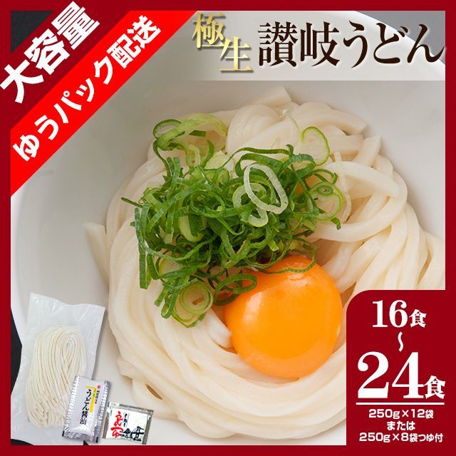 大容量 【本場 生麺 讃岐うどん 並切麺】送料無料（ゆうパック配送）