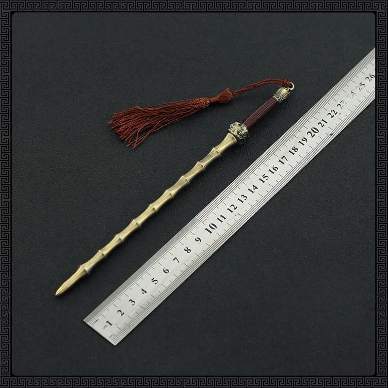 水滸伝 武将 英雄 好漢 武器 呼延灼 双鞭 全長 22cm (2本
