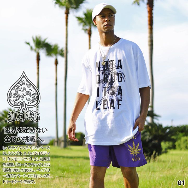 ACE FLAG 上下セット 半袖 ブランド Tシャツ ハーフパンツ