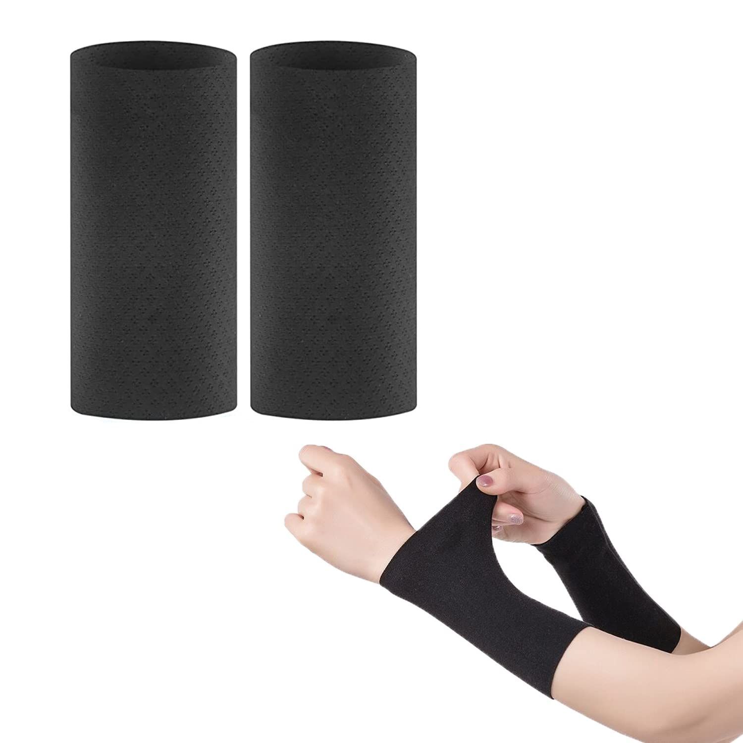 ZHEJIA リストバンド 12cm 冷感バンド 薄手 吸汗速乾 良い 通気性 伸縮