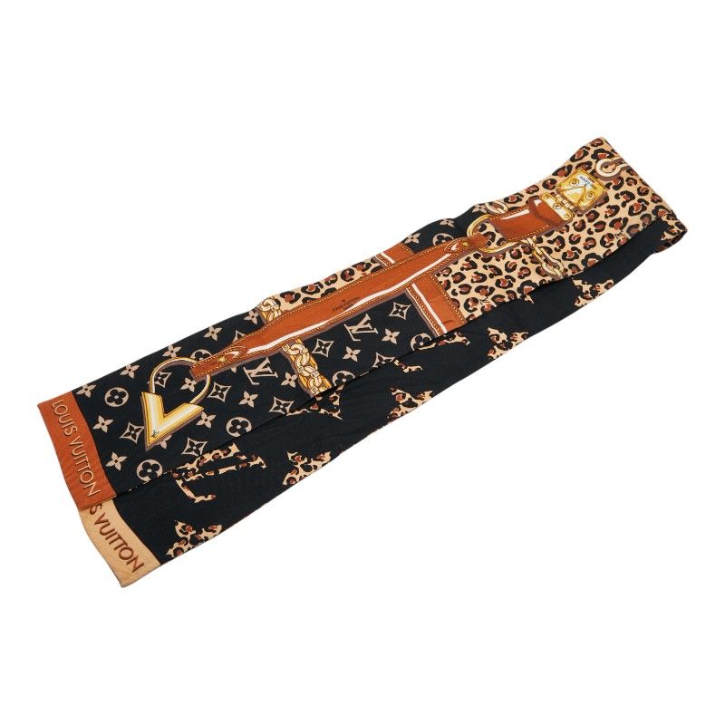 LOUIS VUITTON 美品 ルイヴィトン バンドー M72394 レオパード ヒョウ