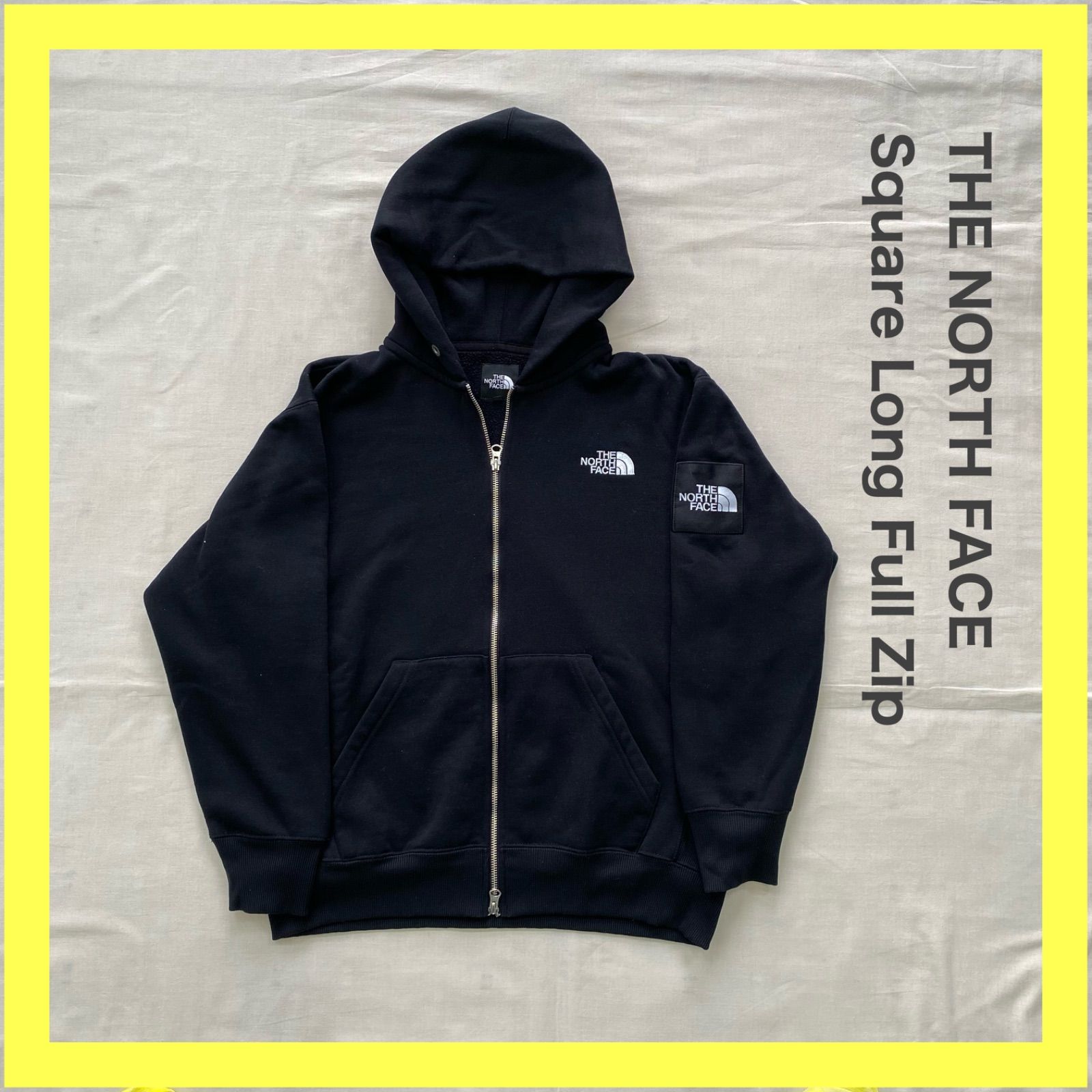 THE NORTH FACE ノースフェイス Square Logo Full Zip スクエアロゴ 