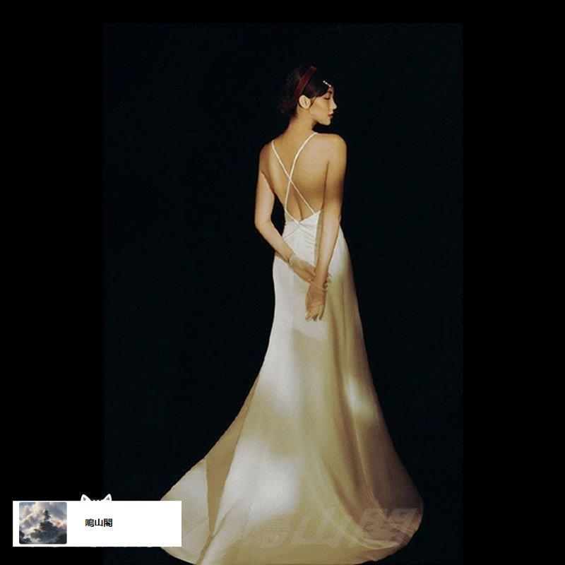 激安大特集！ ウエディングドレス 小さいサイズ 大きいサイズ 二次会 花嫁 結婚式 白 スレンダーライン トレーンドレス エンパイアライン Vネック キャミWP数量 価格926 なる早出荷