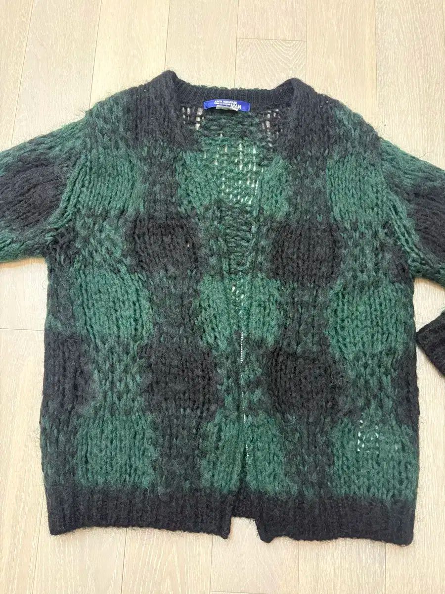 COMME des GARCONS(コム・デ・ギャルソン) JUNYA WATANABE(ジュンヤワタナベ) モヘア ジップアップ ニット セーター ジャケット m