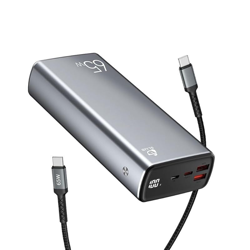 人気商品 モバイルバッテリー 40000mAh 大容量 PD 65W出力 QC3.0 ノートパソコン充電 2つUSB出力ポート Type C出力|入力ポート 三台同時充電 LED電量表示 ポータブル電源 パワーバンク 携帯充電器 スマホ充電器 PS