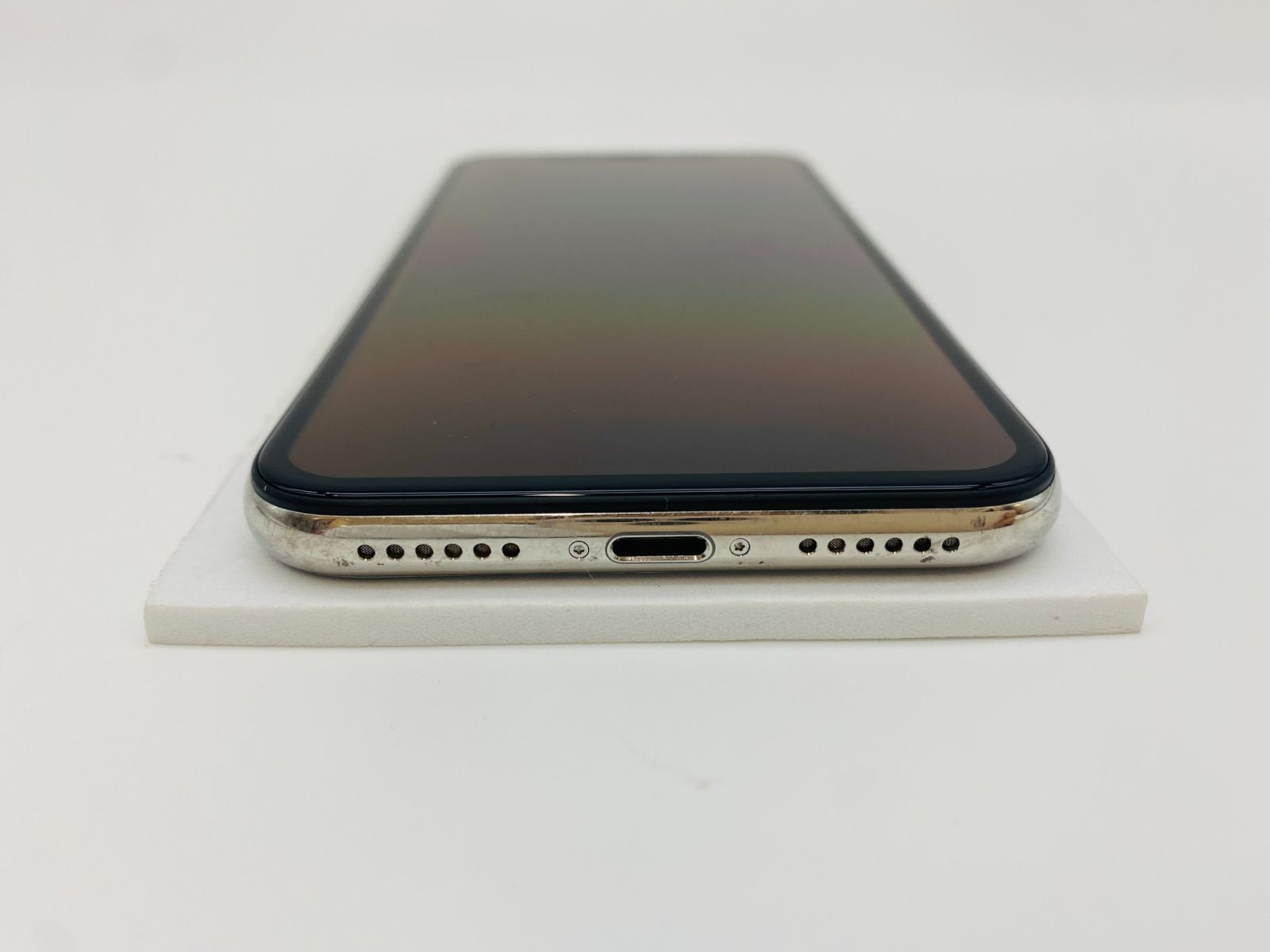 iPhone X 64GB シルバー/シムフリー/大容量新品BT100％ 028 - メルカリ