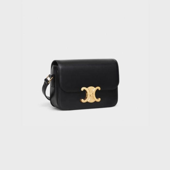 Celine セリーヌ Celine Teen Triomphe Bag in Shiny Calfskin
