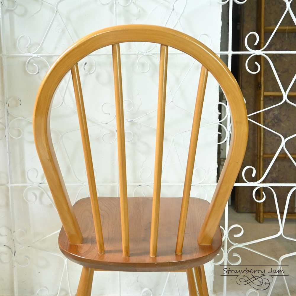 L3705-300-3 英国ヴィンテージ アーコールチェア フープバック 4本