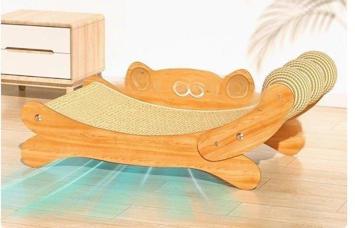 ネコ用ソファ 立て式爪磨き器