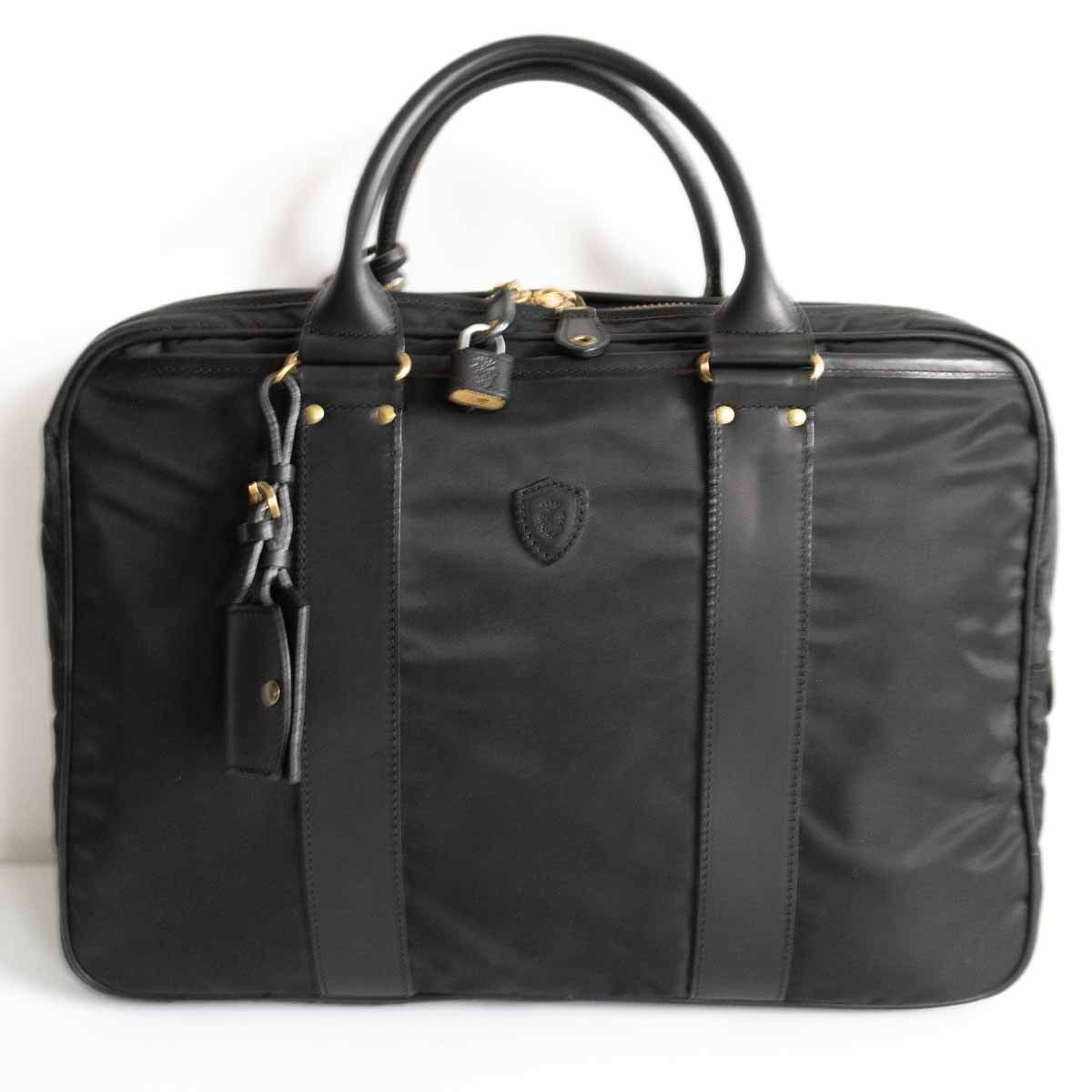 ♥品 FELISI 1882|DS ブリーフケース ビジネス バッグ ナイロン×レザー ブラック フェリージ 25090880