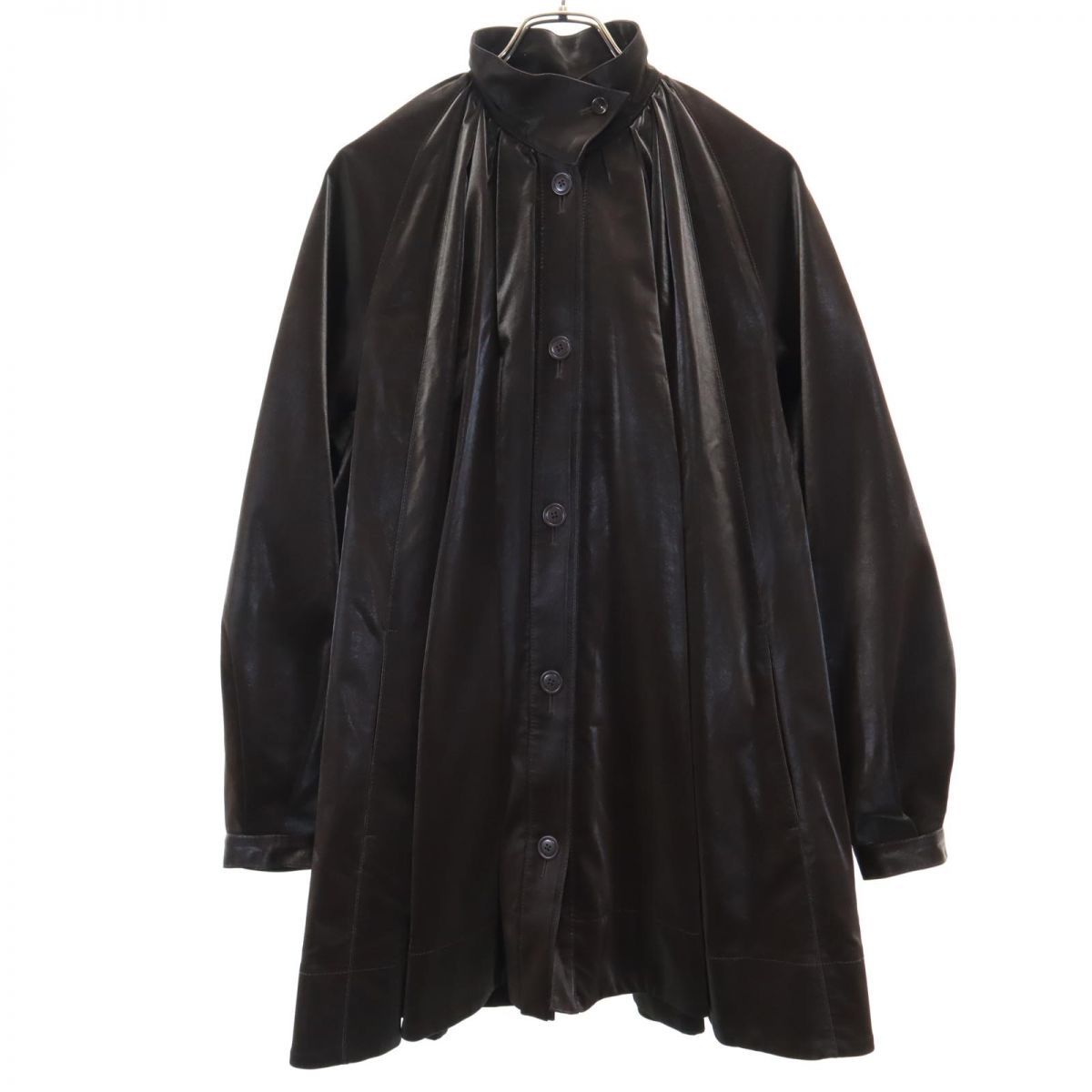 アイレネ フェイク レザーコート 36 ブラウン系 IRENE ジャケット