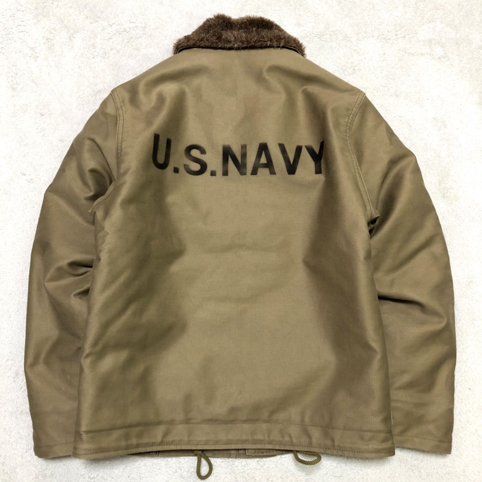 ヒューストン　n-1デッキジャケット　カーキ　36R ヒューストン n-1デッキジャケット カーキ 36R HOUSTON N-1 DECK