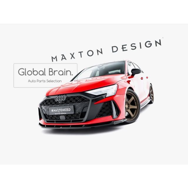 アウディ RS3 8Y 後期 フロント リップ スポイラー V1