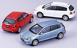 中古-非常に良い】 エブロ 1/43 ホンダ ニューシビック レッド 43146