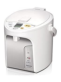 【】 パナソニック 電気ポット 2.2リットル 真空断熱 省エネ保温 お好み温度調節 給湯量(2段階+コーヒー用) コードレス給湯 ホワイト NC-HU224-W