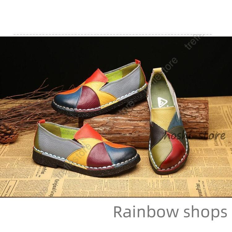 新品未使用】パンプス レディース革靴 女性 フラット 春夏秋冬 オール