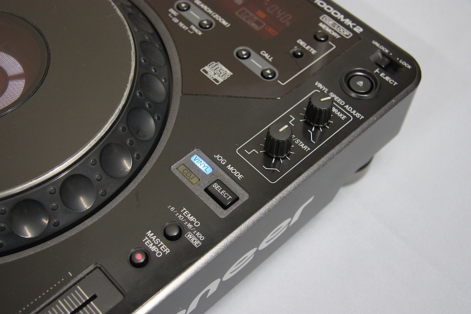 PIONEERコンパクトディスクプレーヤーCDJ-1000MK2