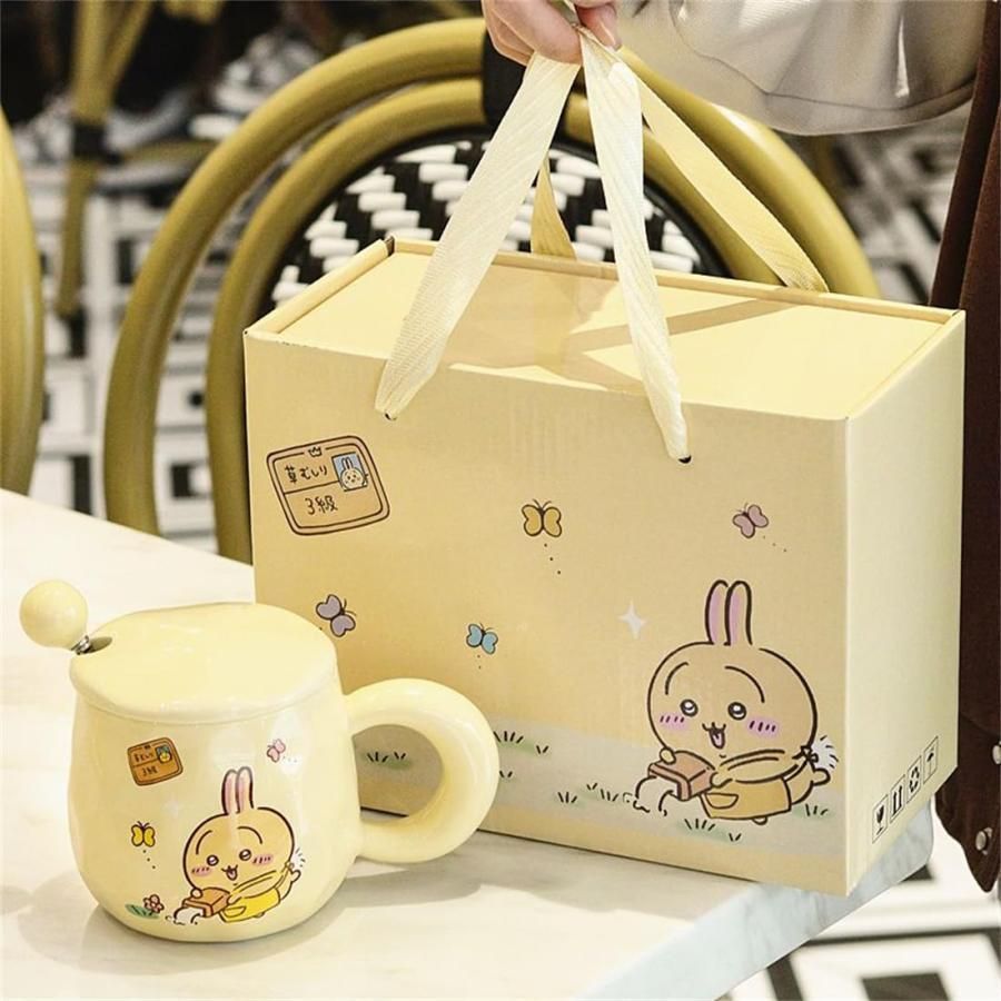 ちいかわ カップ 3点セット 蓋つき マグカップ ハチワレ うさぎ