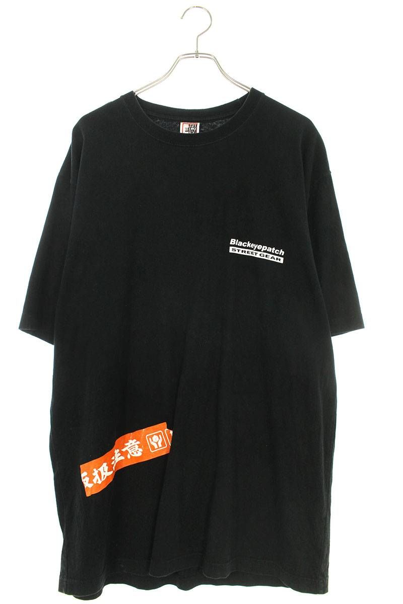ブラックアイパッチ 胸ロゴプリントTシャツ メンズ XL - メルカリ