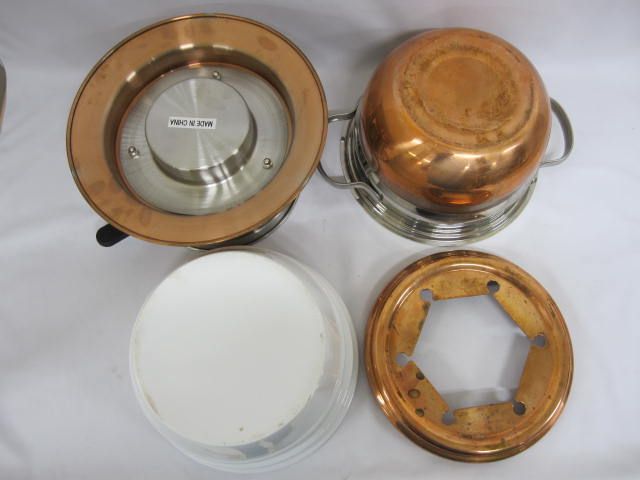  C 348 スイスマー ローザンヌ 11ピース 銅フォンデュセット その他 鍋 グリル