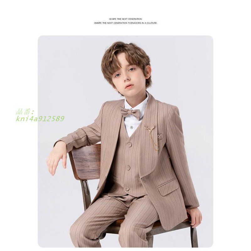 子供スーツ 5点セット フォーマル スーツ キッズ 男の子 キッズスーツ 子供服フォーマルスーツ こども スーツ 入園式 入学式 発表会 kni4a912589