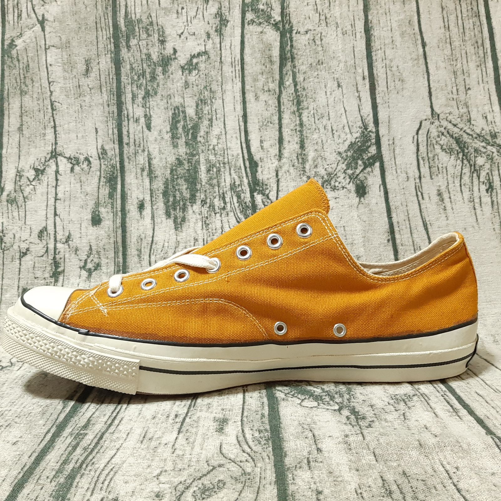 US 14.5】70s 一つ星 CONVERSE CHUCK TAYLOR マスタード からし 