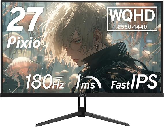Pixio PX278 ディスプレイ本体 ジャンク ジャンク品】 Pixio PX278 WAVE Black ゲーミングモニター 27