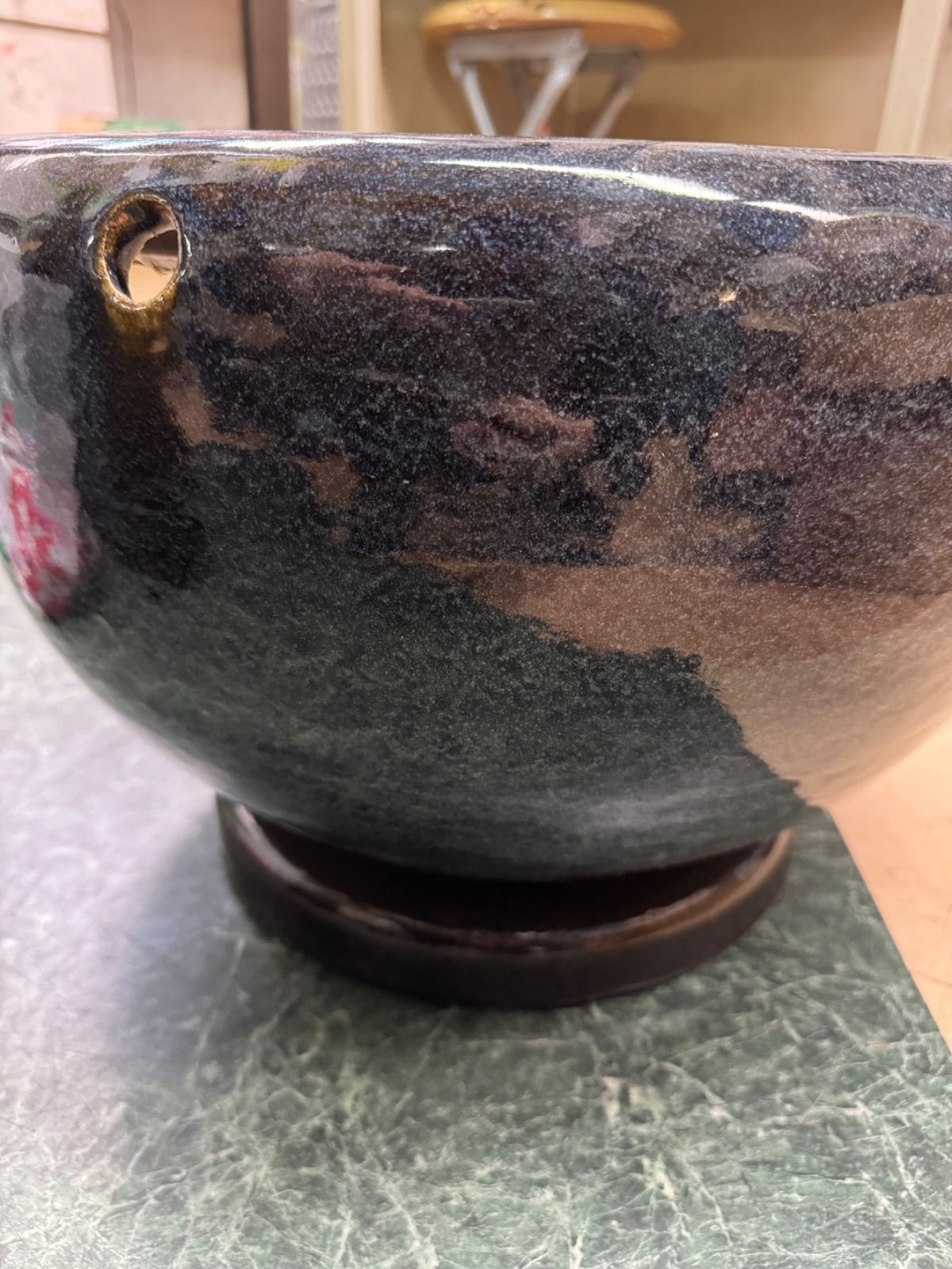 骨董品　アンティーク　レトロ　ヴィンテージ　メダカ　金魚鉢 メダカ鉢 火鉢 金魚鉢 骨董品 アンティーク - メルカリ