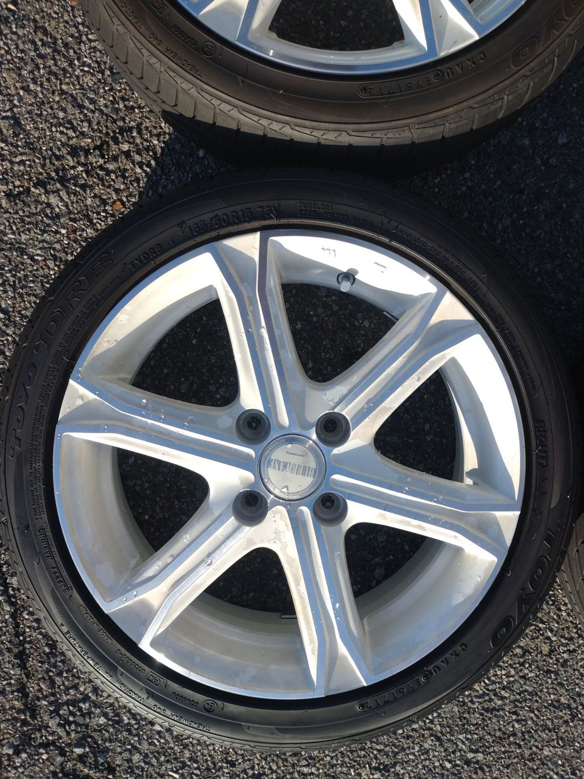 スポークホイール 白