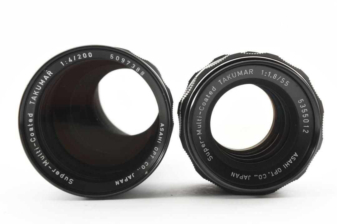 200mm 55mm Takumar SMC 【ダブルレンズセット】 SO249 レンズ修理 – 修理記録 F4 200mm Takumar Super-Multi-Coated Pentax レンズ(単焦点)