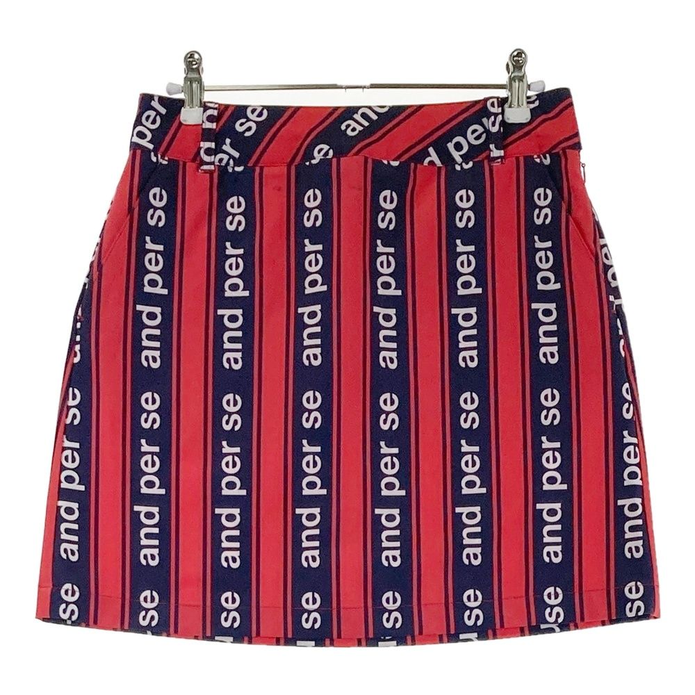 サイズ：M AND PER SE アンパスィ ストレッチスカート ロゴ